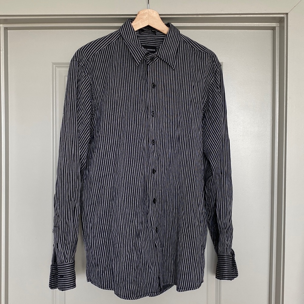 Womenswear Longsleeve Michael Brandon Color Black/Gray Size Medium
